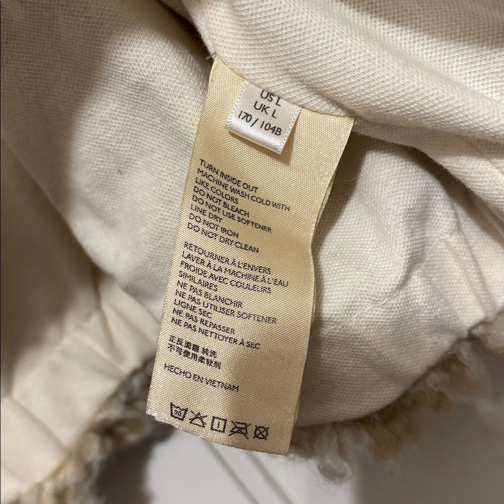 BNNW anthropolgie brenna faux fur coat - Picture 6 of 10